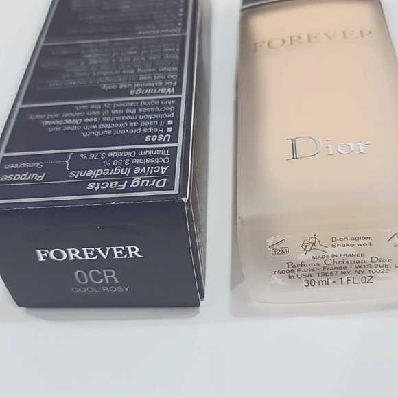 DIOR 0CR COOL ROSY Forever Matte Foundation SPF 15✔️Used once but wrong color - Picture 6 of 9